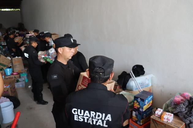 Aporta SSPT más de 10 toneladas de alimentos para familias afectadas por inundaciones en Tamaulipas y Veracruz